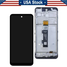 For Motorola Moto G Power 2022 XT2165 LCD Display Touch Screen Frame Replacement