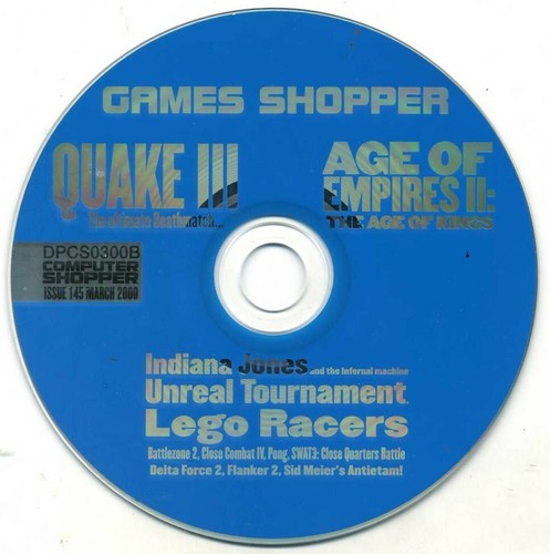 Computer Shopper Issue 145 CoverDisc - March 2000 (Playable Demos) - Picture 2 of 2