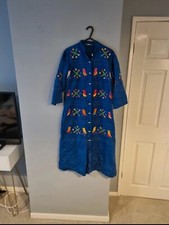 Ladies vintage Yolanda Puerto Vallarta Embroidered Dress