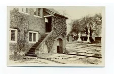 England, antique RPPC photo postcard, Cheshire, Knotsford, Unitarian Church