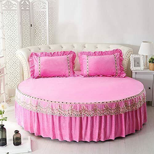 Rundbett Classic Decke Tagesdecke Bettmatratze Deko-A-Durchmesser 200cm - Bild 5 von 35