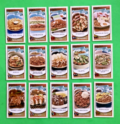 2023 ALLEN GINTER mini  INTERNATIONAL DELIGHTS  Complete set of 20 . Peking Duck
