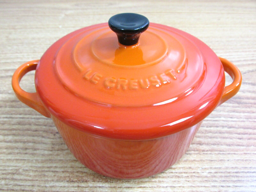 Le Creuset # 17-43 Cerise Rot KLEINER MINI Dutch Oven - Bild 10 von 10