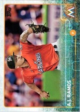 2015 Topps Update #US195 A.J. Ramos Miami Marlins