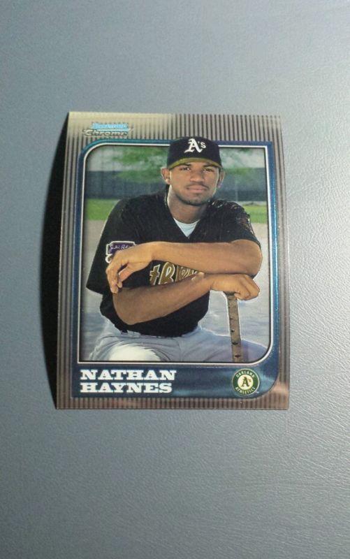 NATHAN HAYNES 1997 BOWMAN CHROME RC ROOKIE CARD # 288 A8142
