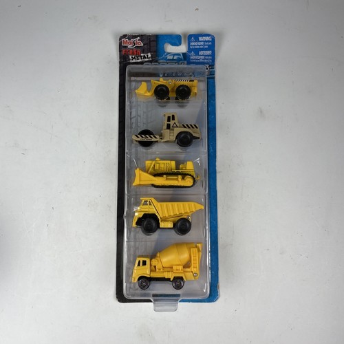 2007 Maisto Fresh Metal Fresh Five Pack Diecast 1:64 Scale Construction Equip.