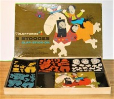 Vintage 1959 Three Stooges Colorforms No. 333