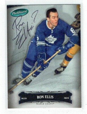 2006-07 UD Upper Deck Parkhurst  Ron Ellis  In-Person Auto