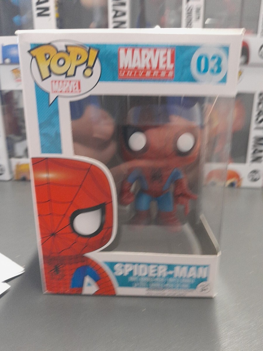 Funko POP! Bobble: Marvel Spider-Man Figur, Ca. 9 Cm – Sammelfigur In Fensterbox