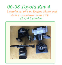 06-08 Juego Fit Toyota Rav 4 2.4 L4 Auto Trans 2x2 Motor Montaje Delantero Trasero