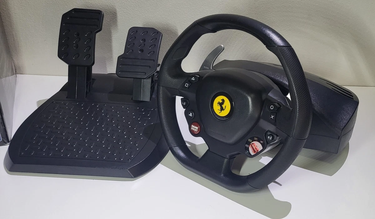 Thrustmaster T80 Ferrari 488 GTB Edition Noir Volant + pédales Numérique  PC, PlayStation 4, PlayStation 5 - Sotel