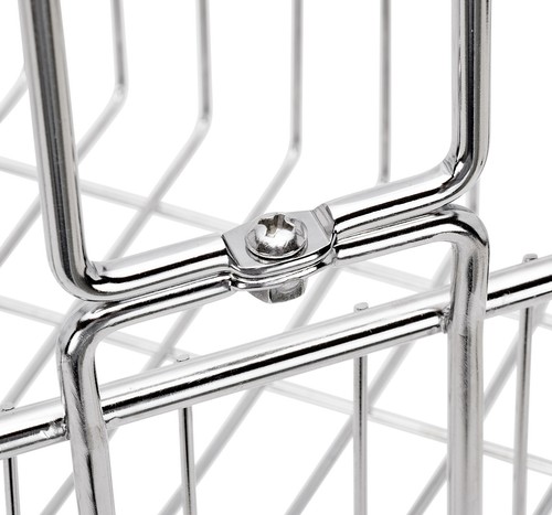 Rust Proof Stainless Steel Shower Floor Large Caddy / Shelf 3 Tiers No Drilling - Picture 8 of 8