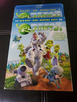 Planet 51 Blu Ray With Ripped Damaged Slipcover Ebay