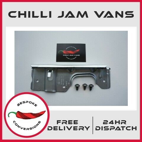 GENUINE VW T5 - T6.1 A-PILLAR GRAB HANDLE INTERNAL BRACKET O/S, Uk drivers Side - Picture 1 of 2