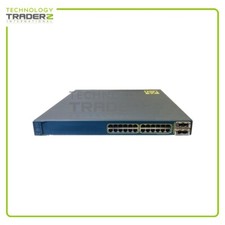 Cisco Catalyst 3560E 24 Port Ethernet Switch WS-C3560E-24TD-S V01 W/ 1x FAN