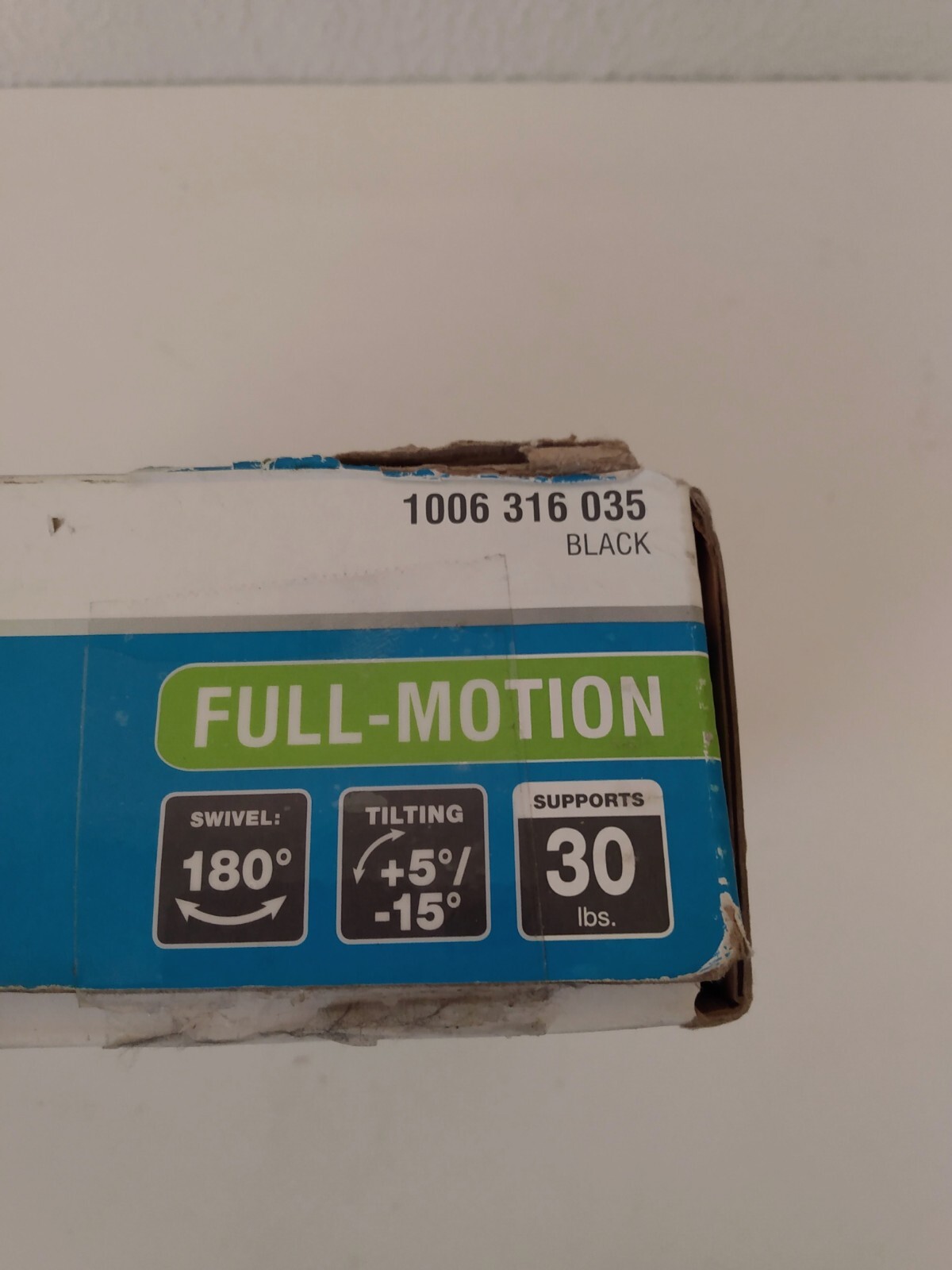 Commercial Electric Full Black 30 lb Support 13"- 47" Swivel TV Wall Mount