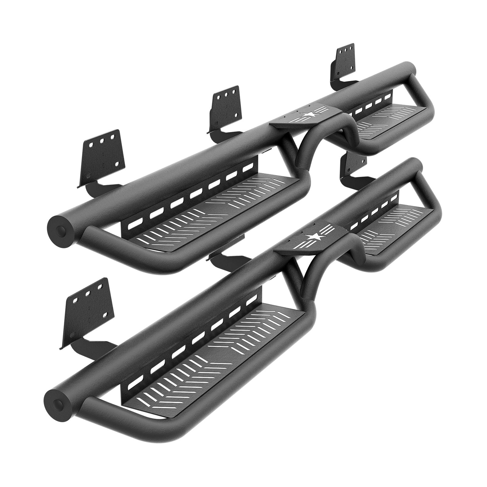 Running Boards Side Steps Compatible with 2019-2026 Dodge Ram 1500 Crew Cab N...
