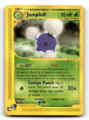 jumpluff pokemon card value (11/109) (Stamped) [EX: Team Rocket Returns] Resistance F Jumpluff Reprint Bundle Lot of