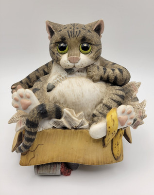 Comic & Curious Cats Alley Cat Figurine Linda Jane Smith Border Fine Arts 107805