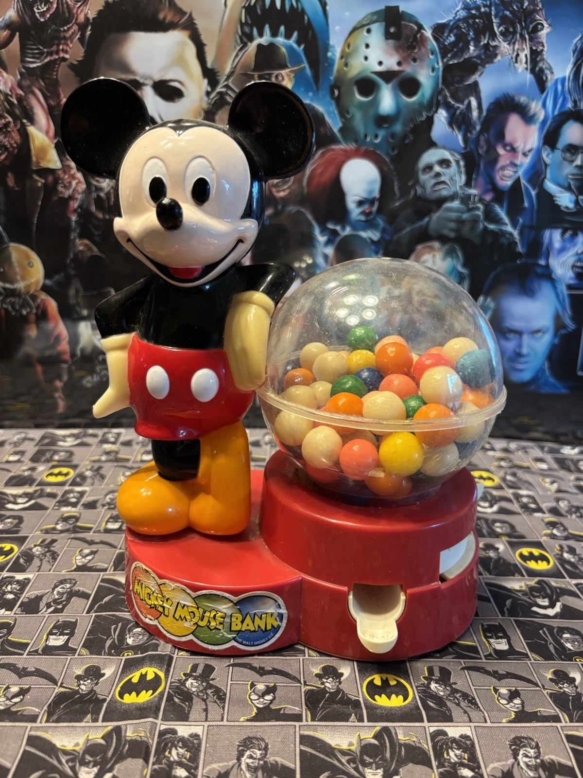 Disney Mickey Mouse 1986 Vintage Bank Gumball Machine Tested & Works ...