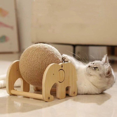 Wear-resistant Cat Scratching Ball Toy Cat Claw Grinding Toy Relieve Boredom - Picture 11 of 13