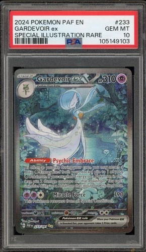 Pokemon Gardevoir ex Paldean Fates Special Illustration Rare #233 PSA 10