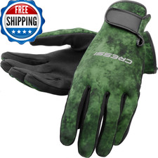 Cressi Hunter Gloves Camo Green 2 Mm Xl