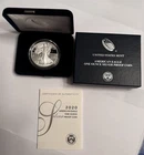 2020-W Proof $1 American Silver Proof Eagle OGP & COA
