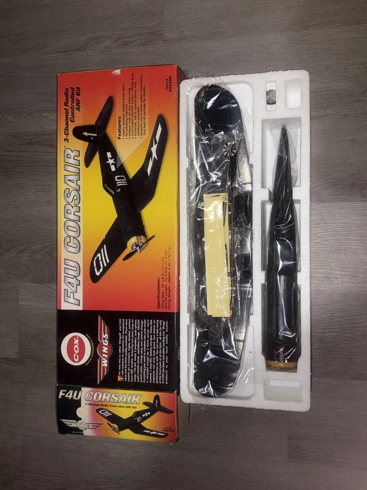Cox Wings F-4U Corsair *NIB* New Old Stock - Image 2 of 2