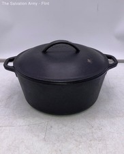 Lodge Logic 8D01 Classic 5-Quart Loop Handle Cast Iron Dutch Oven