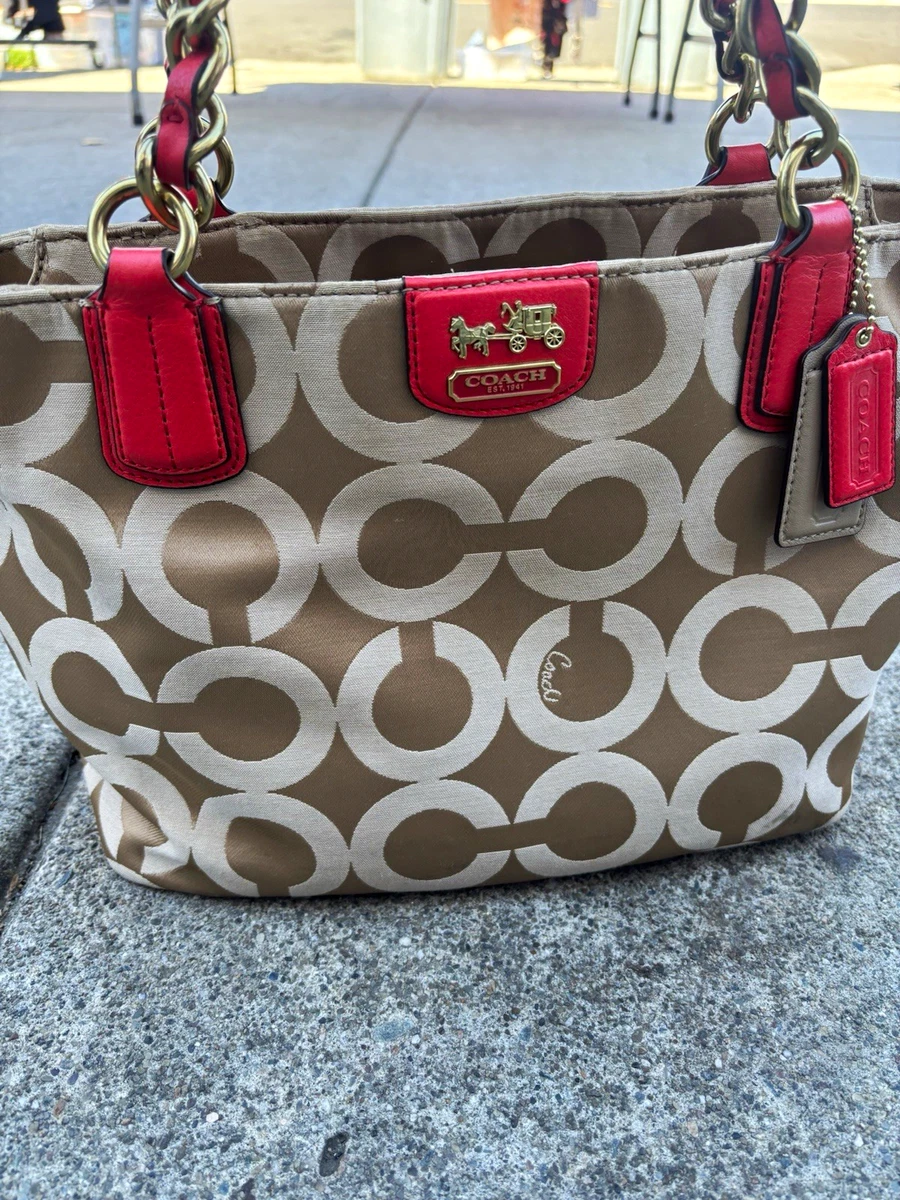 25+ Coach Shoulder Bag Orange Bags & Handbags for Women for sale