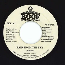 Gigsy King*, Toney Curtis* - Rain From The Sky (7") (Very Good Plus (VG+)) - 387