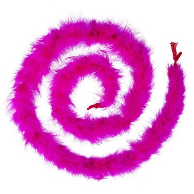 Dxhycc 2 Yards Marabou Feather Boa for Crafts Wedding one size, Hot Pink