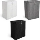 Wicker Laundry Hamper Basket with Lid Large Storage Bin Organizer