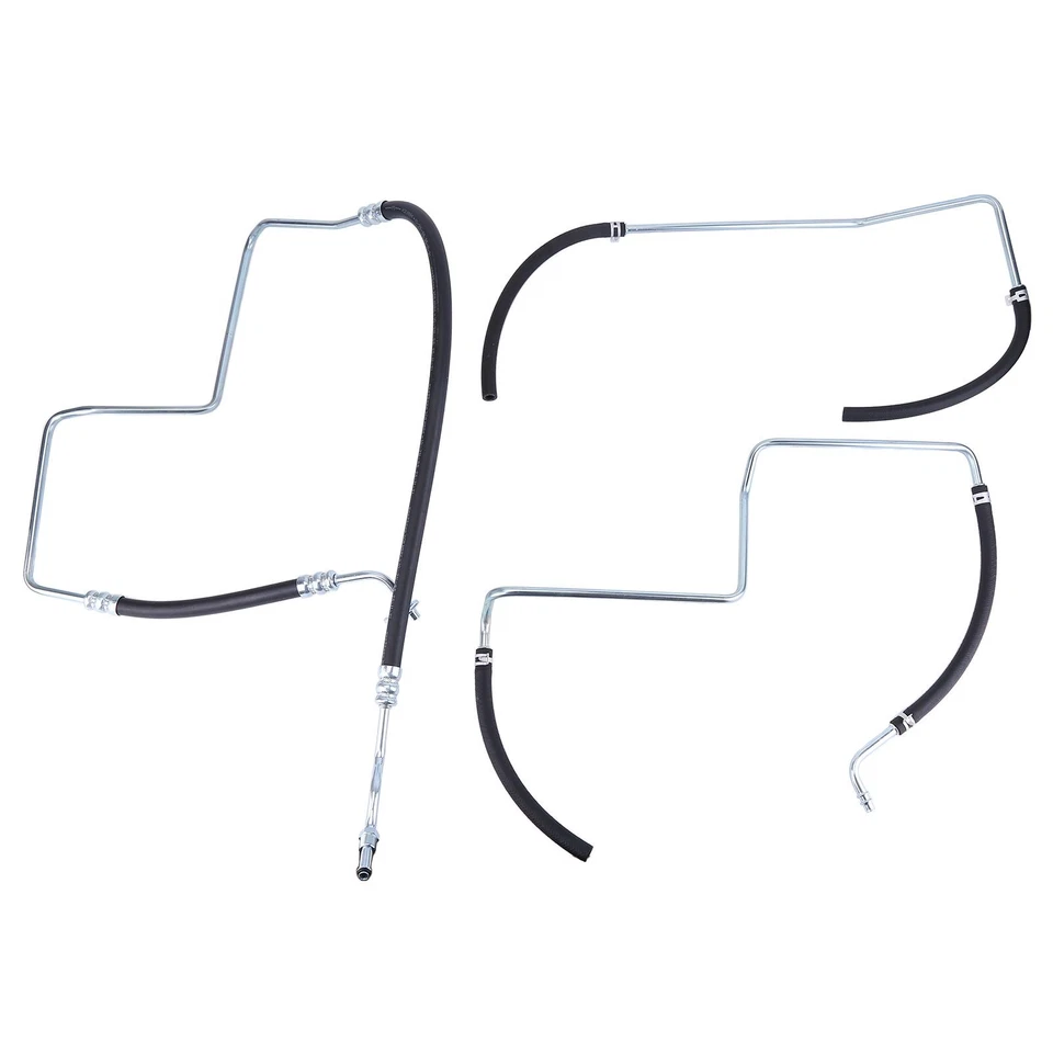 3PCS For Buick Rainier Chevrolet Trailblazer GMC Envoy Power Steering Hose - Image 2 of 4