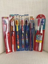 8 - Colgate Wave, Extra Clean, 360 Clean, Topcare Toothbrush Sealed VINTAGE 90's
