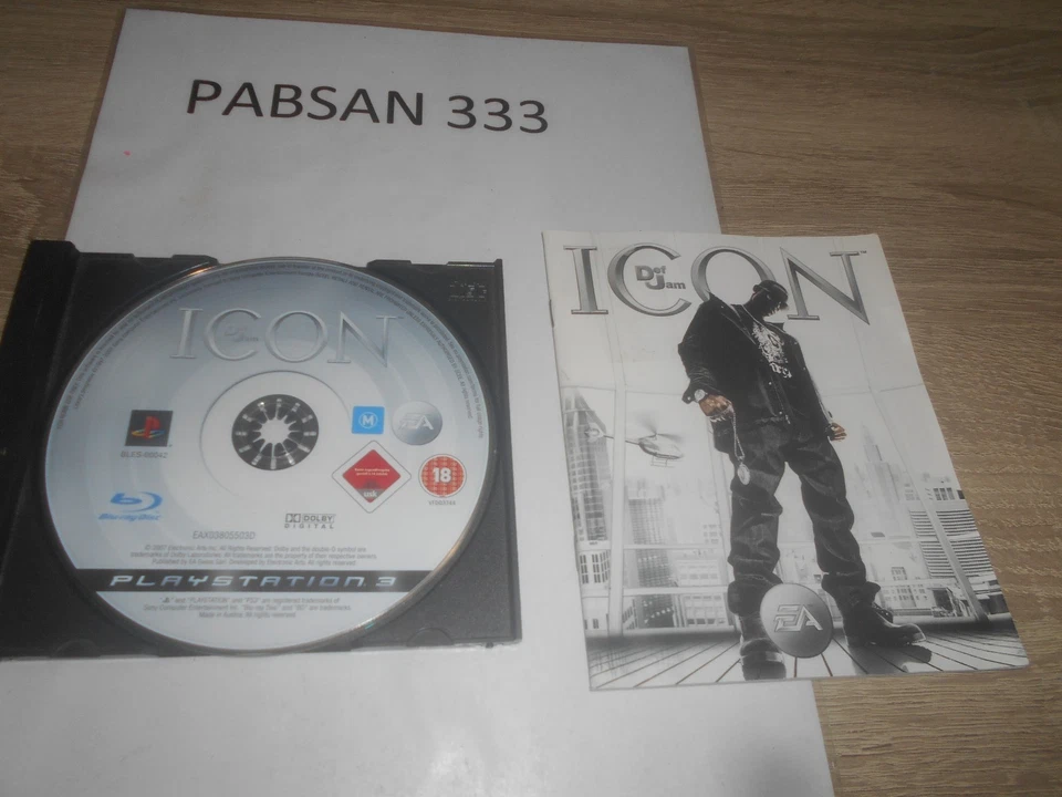 DEF JAM ICON PLAYSTATION 3 PS3 SONY FISICO INV-11776, foto 3 de 5