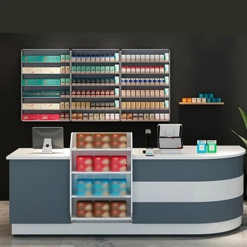 Cigarettes Retail Display Rack Aluminium Cigarettes Cabinet 6 Layers 10 Clips - Image 3 of 4