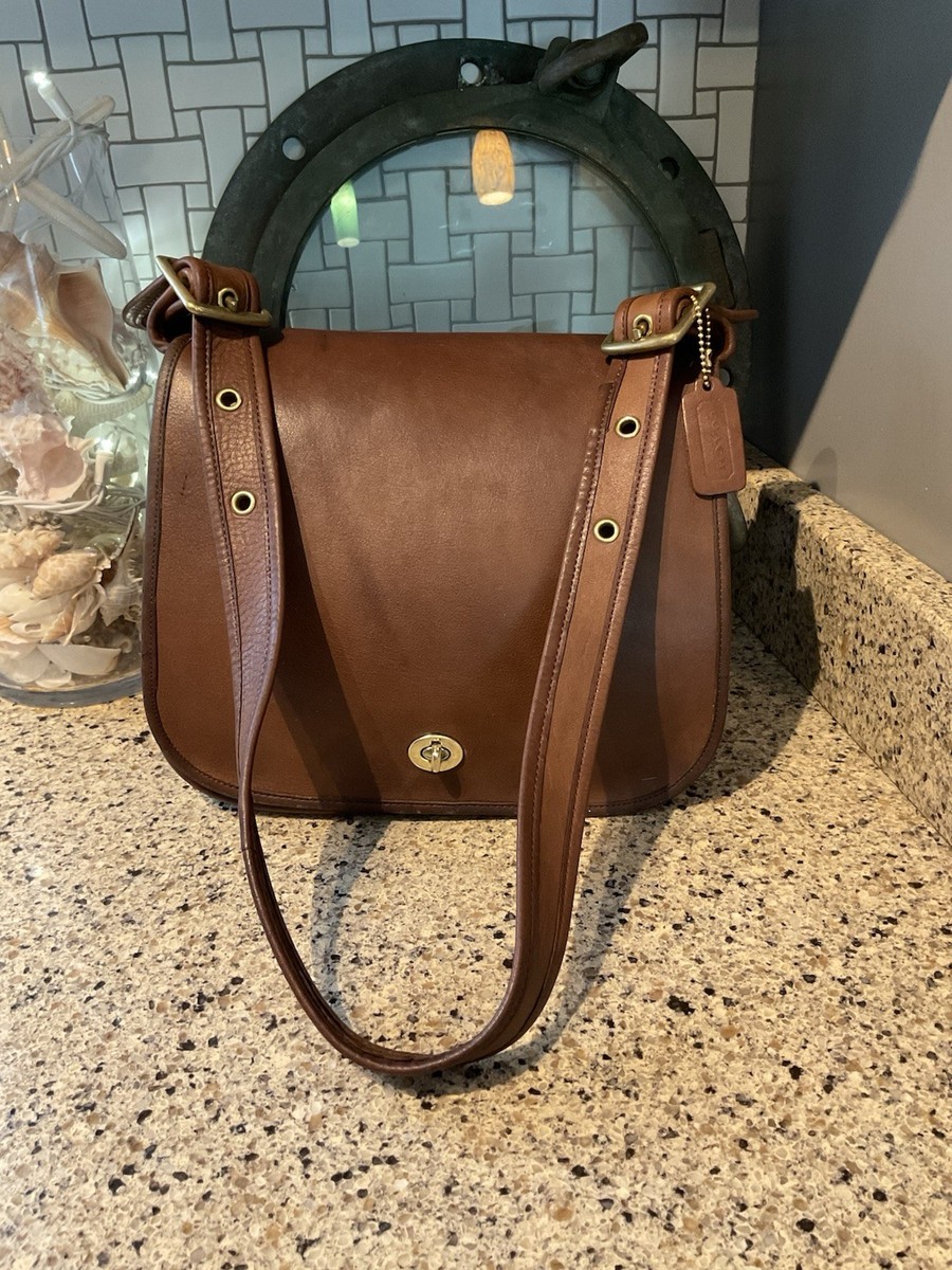 専用✨COACH Stewardess バッグ Coach Vintage Stewardess Bag Glovetanned Leather 9525 NYC Tabac | eBay