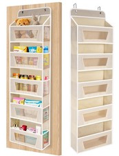 Over the Door Organizer, 5 Tier Back of Door Organizer, 46lbs Load and Anti-T...