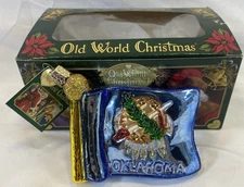 The Merck Family’s Old Work Christmas Oklahoma 2001 Ornament Vintage