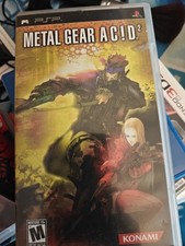 2006 Metal Gear Acid 2 (Sony PSP) Game w/ Case & Manual - No Glasses - TESTED