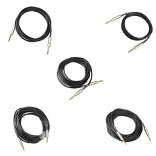 6.35mm 1/4inch TRS Male to Male Balanced Stereo Audio  Cable - 1.8m/3