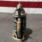 Vintage West Germany Beer Stein With Pewter Lid 9", .5L — photo 3
