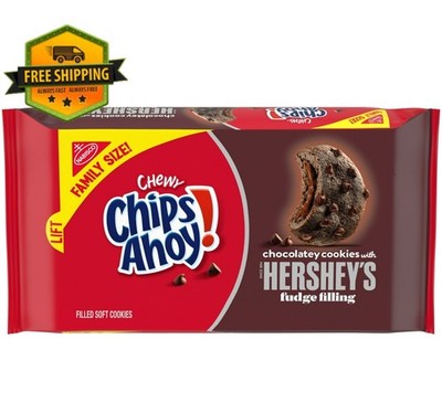 CHIPS AHOY! Soft Chocolate Chip Cookies Hershey s Fudge Filled 14.85 oz