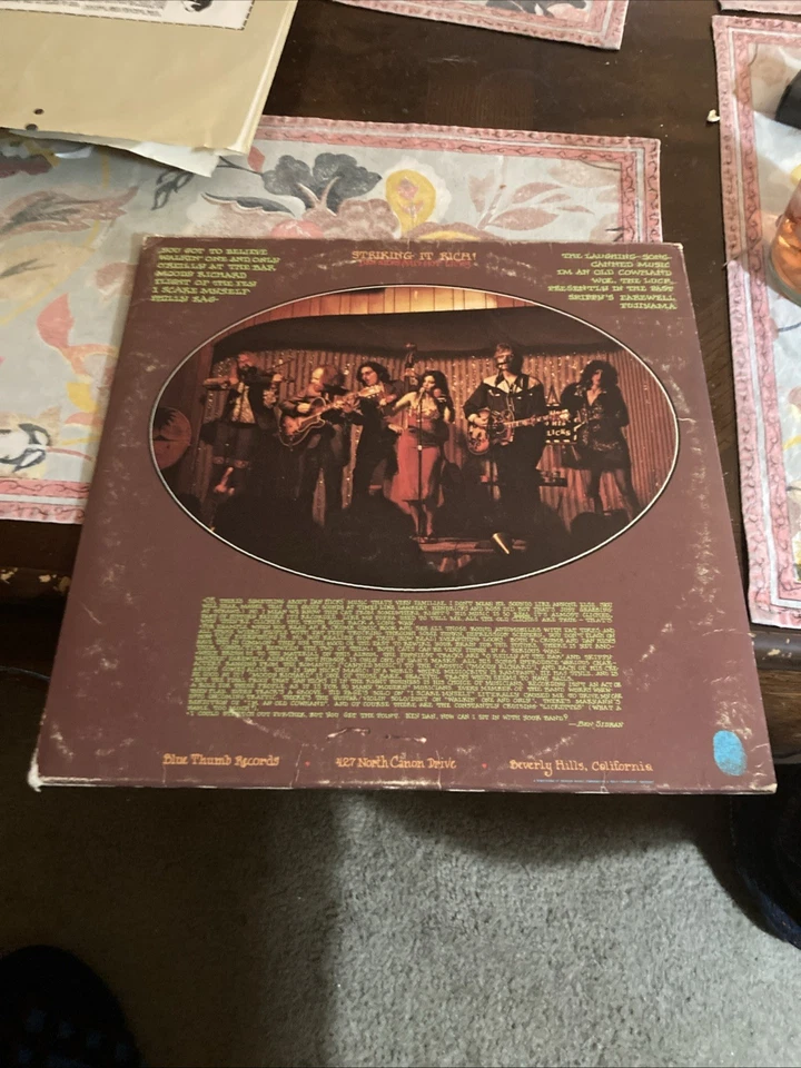 Dan Hicks & His Hot Licks: Striking It Rich! Blue Thumb BTS-36, 1972, EX - Image 4 of 4