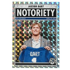 2025 Panini Mosaic Jaxson Dart #11 Notoriety Mosaic
