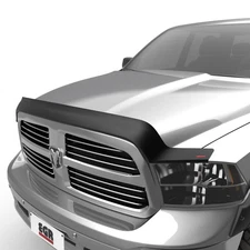 EGR Hood Shield Bug Deflector SuperGuard # 302655 Matte Black Wind Hood Guard