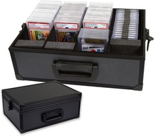 All In One Trading Card Storage Box with Removable Lid Fits Graded Slabs
