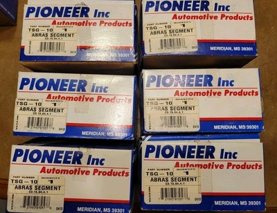 NOS Set Of 6 New Pioneer Segmented Head Surfacing Stones Part #  TSG-10